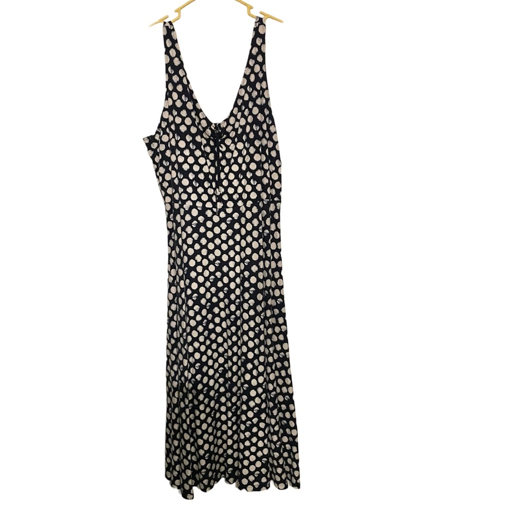 Chaps Blue and White Sundress- 2X